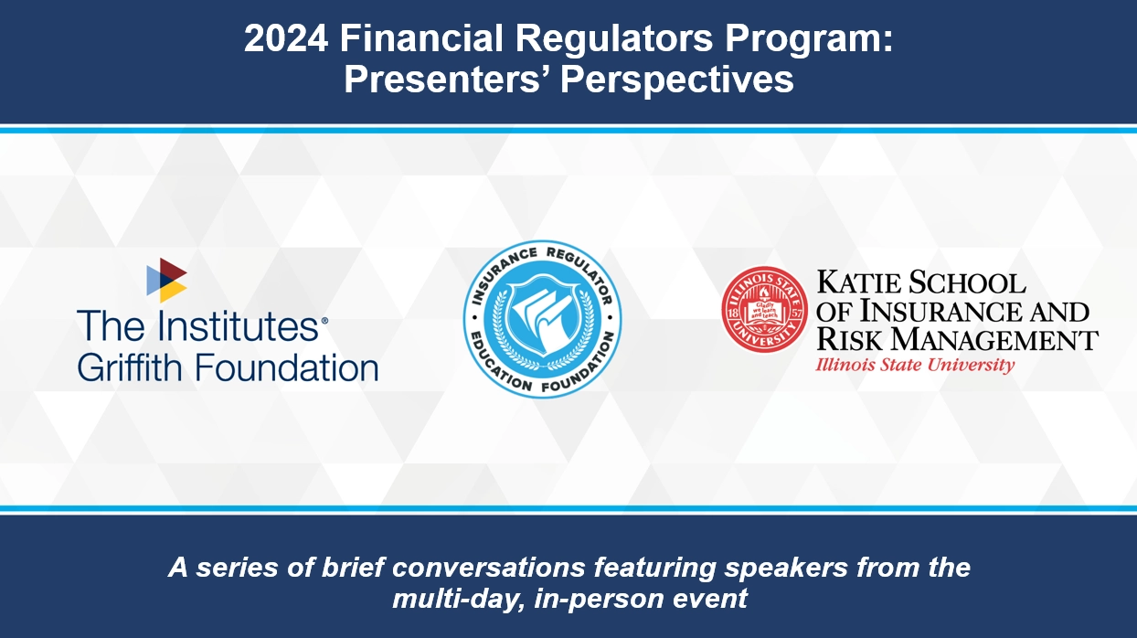 2024 Financial Regulators Presenters Perspectives Series Graphich