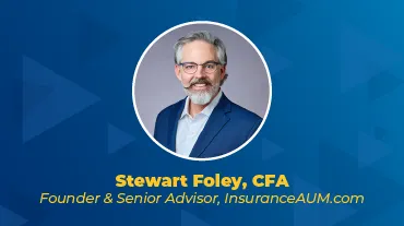 Headshot of Stewart Foley, CFA, Founder and Senior Advisor at InsuranceAUM.com