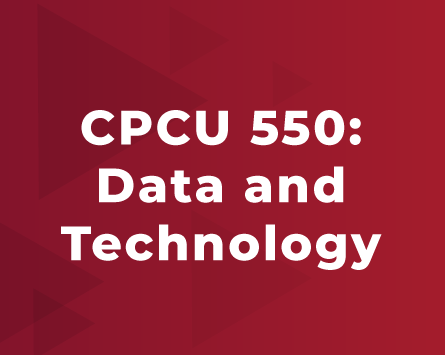 CPCU 550 Data and Technology