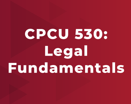 CPCU 530 Legal Fundamentals