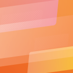 Orange gradient square