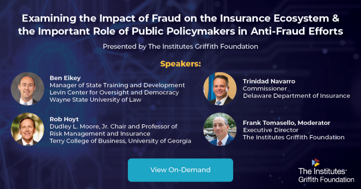 Griffith Webinar Fraud Industry promotional image