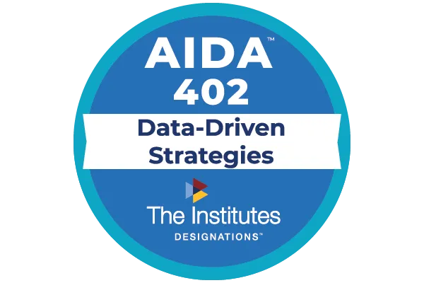 AIDA 402 Badge