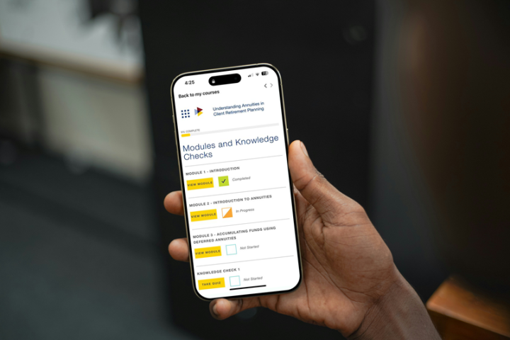 Hand holding cell phone that features the CEU Mobile app