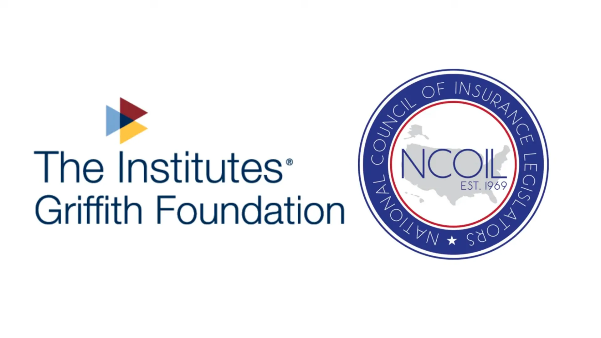 A white background containing the Griffith Foundation Logo next to the NCOIL logo